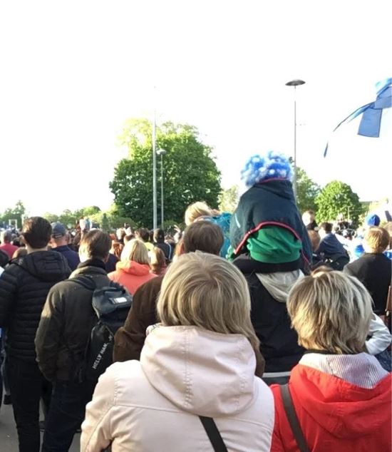 People in park in Helsinki